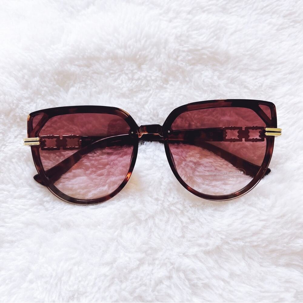 Liana Tortoise Brown Sleek Sunglasses
